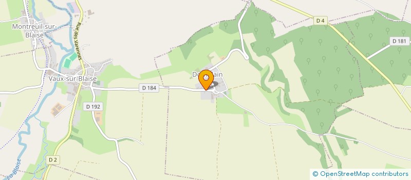 localisation de l'entreprise CIDRIK à DOMBLAIN