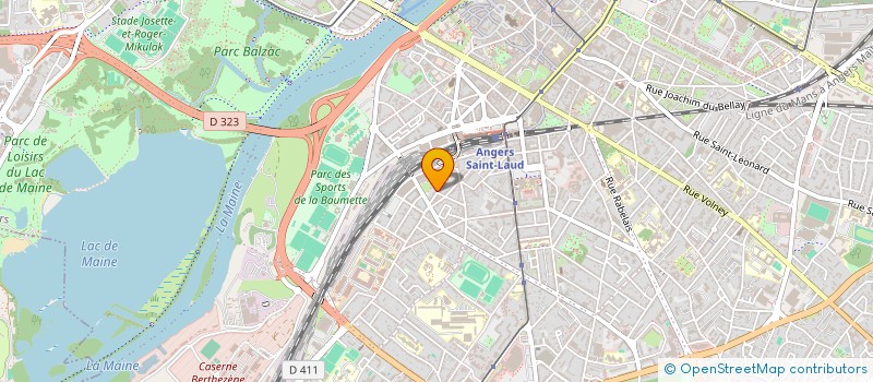 localisation de l'entreprise CIDUNATI à ANGERS
