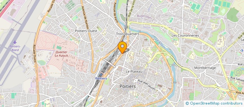 localisation de l'entreprise CIDUNATI POITOU CHARENTE à POITIERS