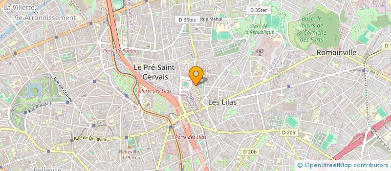 localisation de l'entreprise CIE 16 MEGAHERTZ  LE PRE-SAINT-GERVAIS