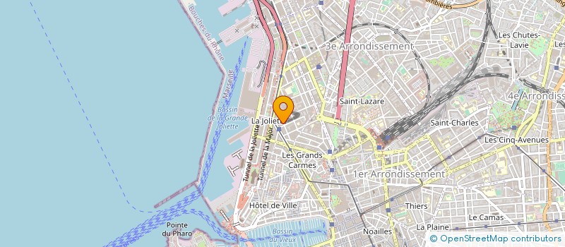 localisation de l'entreprise CIE ACROBATIQUE REALIS OUVRAGE SURELEVAT à MARSEILLE