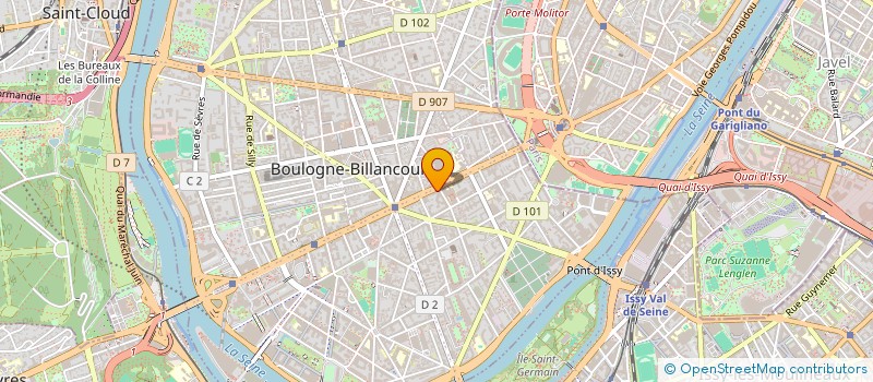 localisation de l'entreprise CIE ALIMENT RESTAUR TRAIT EVENEM RECEPT à BOULOGNE-BILLANCOURT