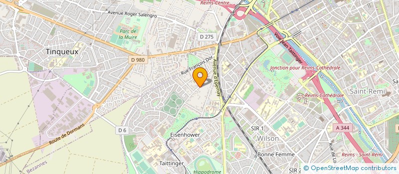 localisation de l'entreprise CIE ANA OUNTI DANSE  REIMS