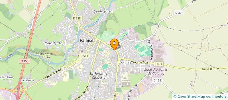 localisation de l'entreprise CIE AND CO  FALAISE