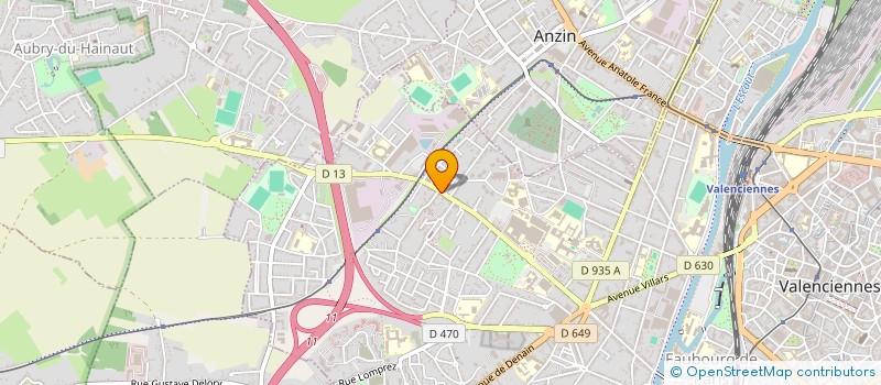 localisation de l'entreprise CIE ARTS DE SCENE  VALENCIENNES