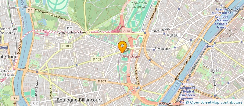localisation de l'entreprise CIE ASSISTANCE ADMINISTRATIVE à PARIS