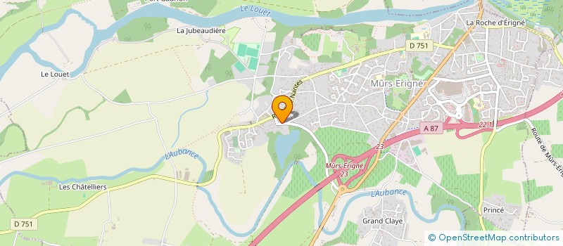 localisation de l'entreprise CIE AWATA  MURS-ERIGNE