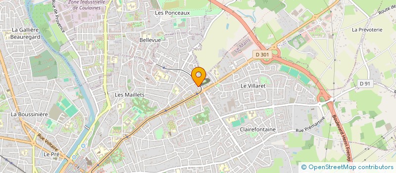 localisation de l'entreprise CIE BALSAMO  LE MANS