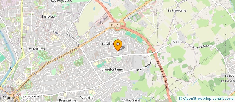 localisation de l'entreprise CIE. BARBARES FRAGILES  LE MANS