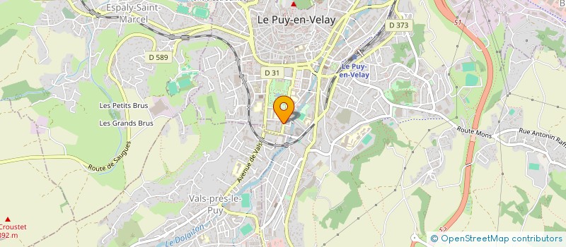 localisation de l'entreprise CIE CAF CPAM HAUTE LOIRE  LE PUY-EN-VELAY