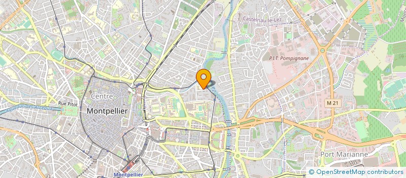 localisation de l'entreprise CIE CARMEN PHARMA à MONTPELLIER