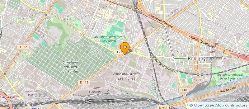 localisation de l'entreprise CIE CASH AND CO  BOBIGNY