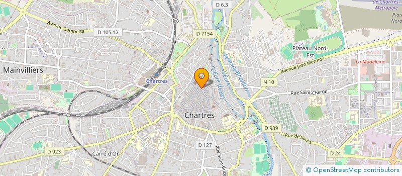 localisation de l'entreprise CIE CHARTRAINE DE LOCATION à CHARTRES
