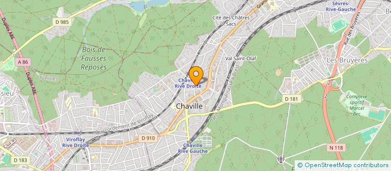 localisation de l'entreprise CIE CHAVILLOISE DE PARTICIPATION à CHAVILLE