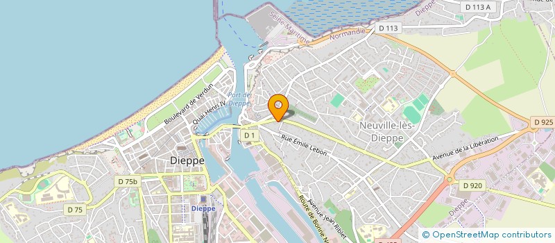 localisation de l'entreprise CIE COMMISSAIRES ENQUETEURS HTE NORMANDIE à DIEPPE
