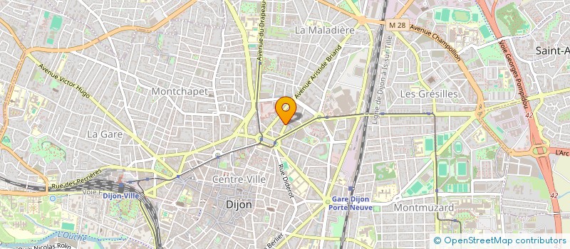 localisation de l'entreprise CIE COMMOVERE  DIJON