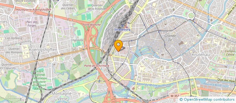 localisation de l'entreprise CIE CONFERENCE POUR LES ARBRES à STRASBOURG