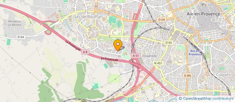 localisation de l'entreprise CIE CONSTRUCTION DEVELOPPE PARTICIPATION à AIX-EN-PROVENCE