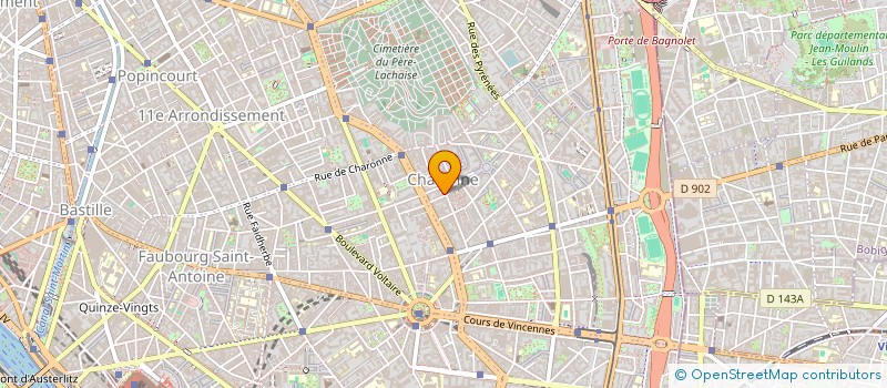 localisation de l'entreprise CIE CONTRE LES MURS  PARIS