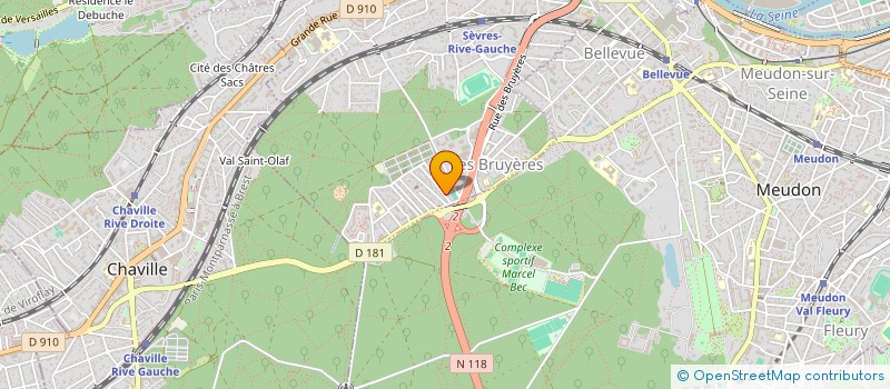 localisation de l'entreprise CIE D'ARC DES BLEUS DE SEVRES à SEVRES