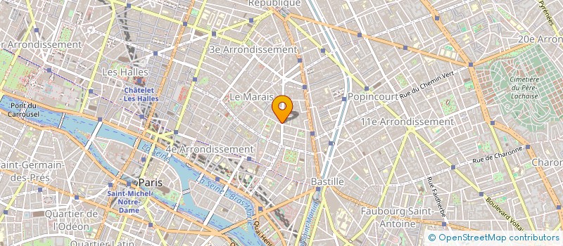 localisation de l'entreprise CIE D'ASSIST. TECHNIQUE ET D'ING NIERIE  PARIS