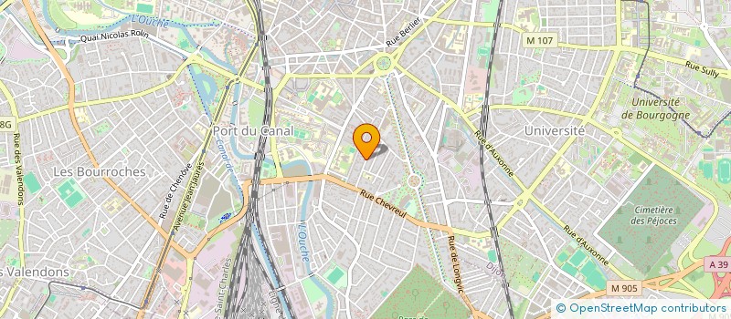 localisation de l'entreprise CIE D EXPERTS JUDICIAIRES  DIJON