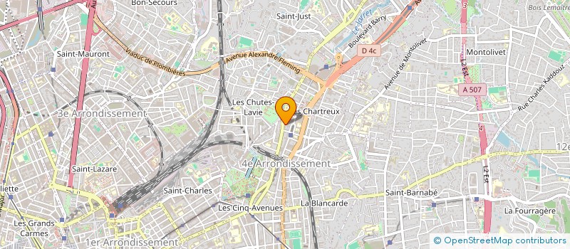 localisation de l'entreprise CIE D'INDUSTRIES ALIMENTAIRES à MARSEILLE