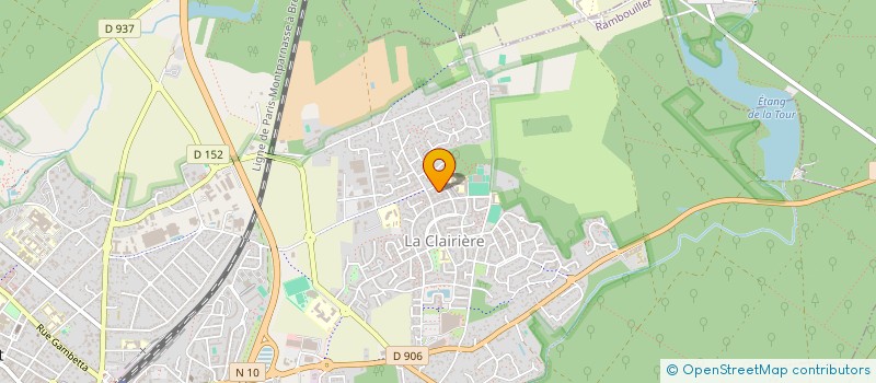 localisation de l'entreprise CIE DANS'ENCORE 78  RAMBOUILLET