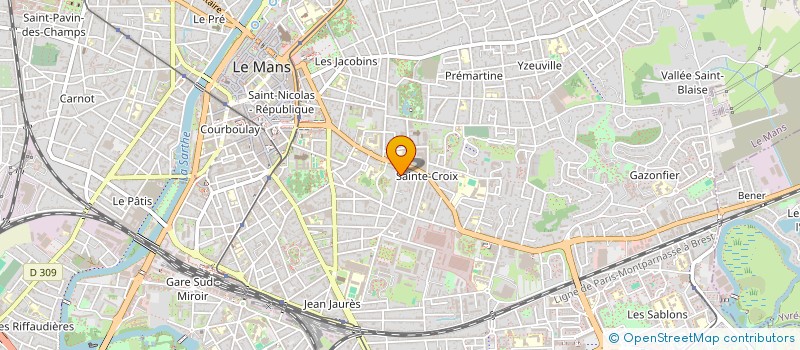 localisation de l'entreprise CIE DANS LA GUEULE DU LOUP  LE MANS