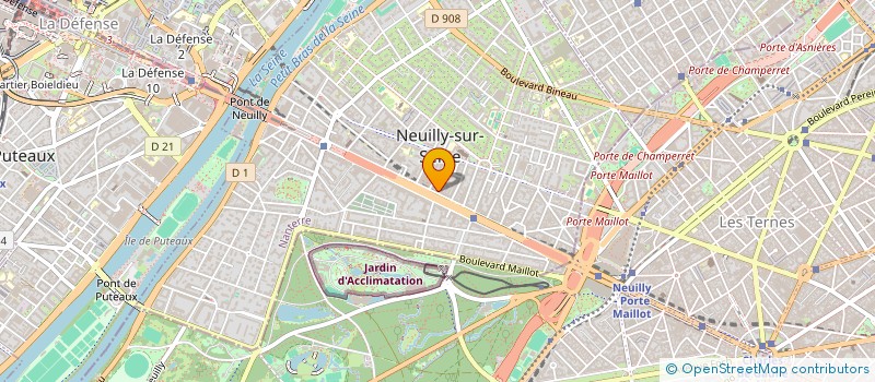 localisation de l'entreprise CIE DE BATIMENT ET DE MACONNERIE à NEUILLY-SUR-SEINE