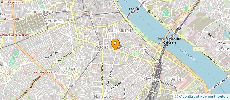 localisation de l'entreprise CIE DE DANSE DEUX RIVES à BORDEAUX