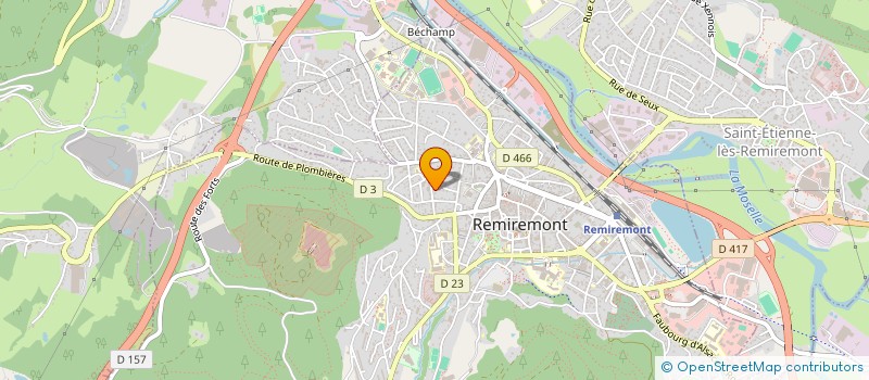 localisation de l'entreprise CIE DE DEVELOPPEMENT EUROPEEN à SAINT-ETIENNE-LES-REMIREMONT