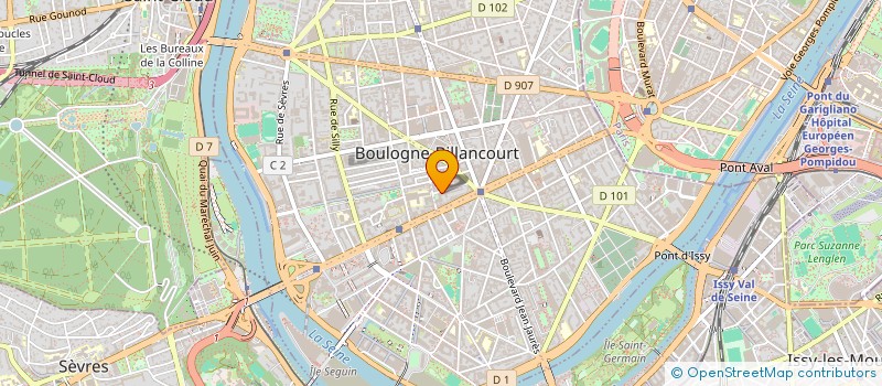 localisation de l'entreprise CIE DE L'AN VIE à BOULOGNE-BILLANCOURT