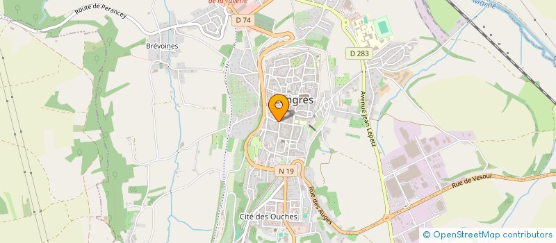 localisation de l'entreprise CIE DE L ENGRENAGE à LANGRES
