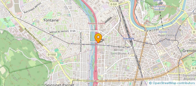 localisation de l'entreprise CIE DE LA CAMISOLE  GRENOBLE