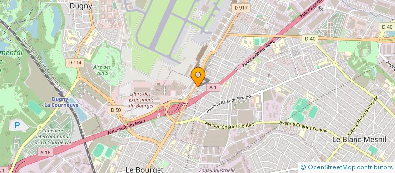 localisation de l'entreprise CIE DE LOCATION ET DEPANNAGE VIDEO à LE BLANC-MESNIL