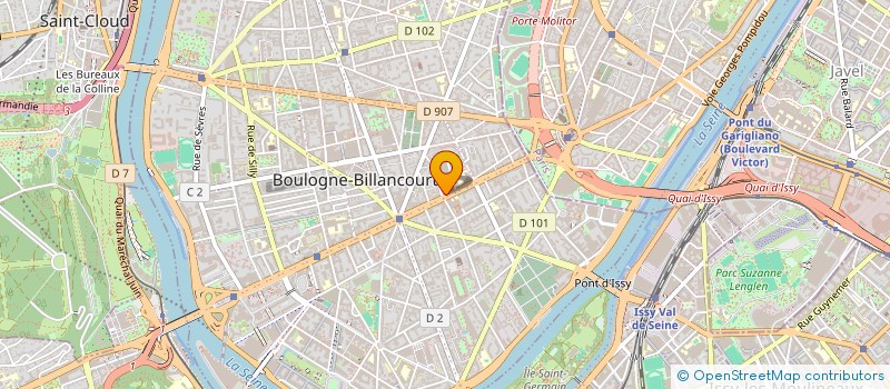 localisation de l'entreprise CIE DE PROMOTION ET DE RENOVATION IMMOBI à BOULOGNE-BILLANCOURT