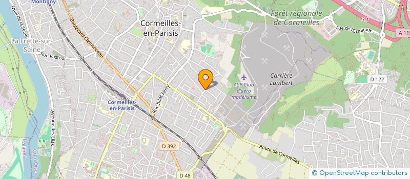 localisation de l'entreprise CIE DE VIVE JOIE  CORMEILLES-EN-PARISIS