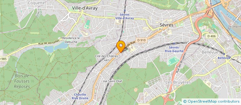 localisation de l'entreprise CIE DECLIP à CHAVILLE