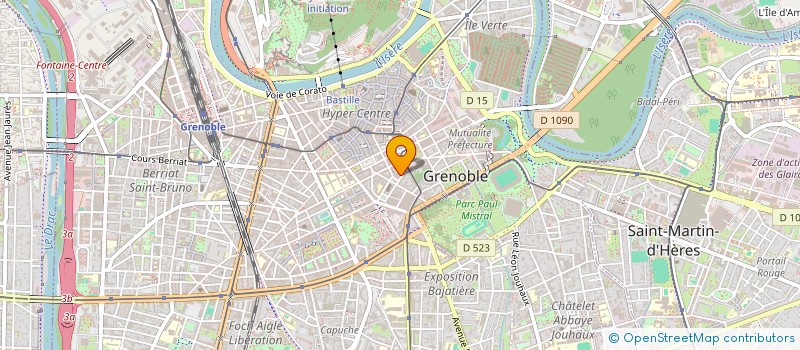 localisation de l'entreprise CIE DERNIER DOMICILE CONNU  GRENOBLE