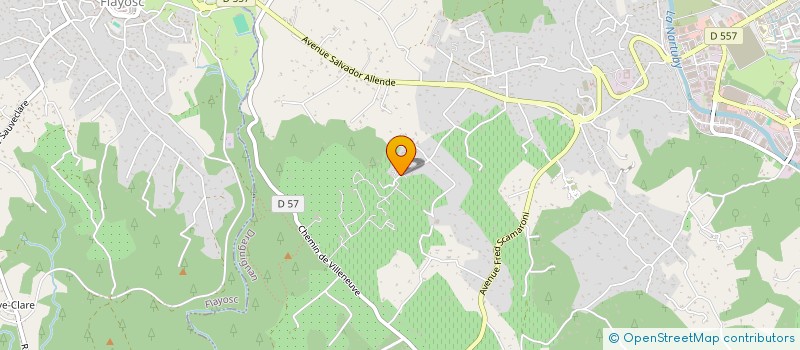 localisation de l'entreprise CIE DES 1000 PISTES  DRAGUIGNAN