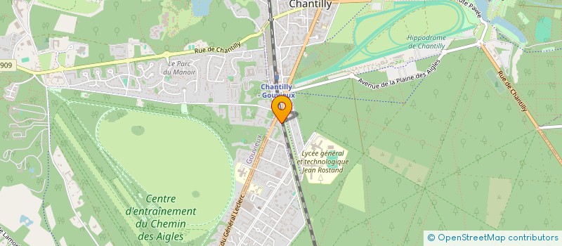 localisation de l'entreprise CIE DES AJT  CHANTILLY