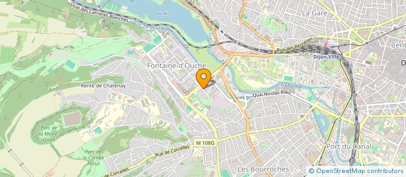 localisation de l'entreprise CIE DES CHERCHEURS DE LUNE  DIJON