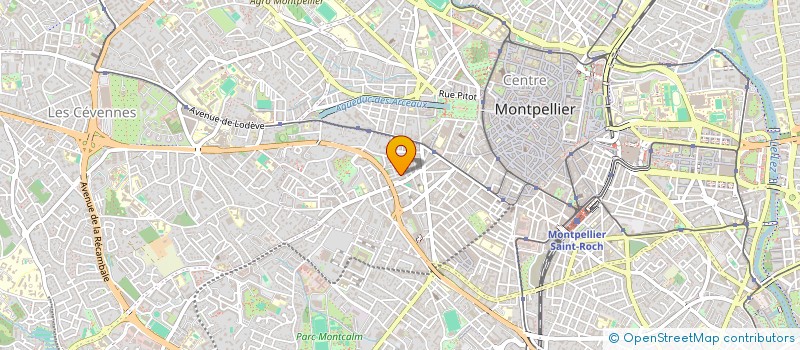 localisation de l'entreprise CIE DES EAUX PILANTES à MONTPELLIER
