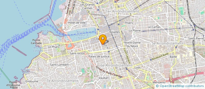 localisation de l'entreprise CIE DES EXPERTS JUDICIAIRES D'ART  MARSEILLE