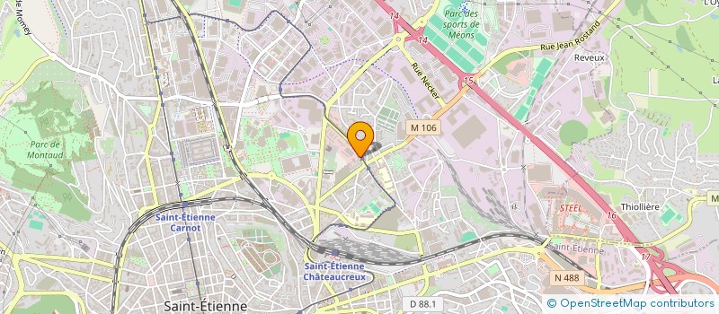 localisation de l'entreprise CIE DES FILLES DE LA CHARITE à SAINT-ETIENNE