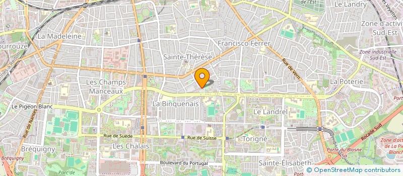 localisation de l'entreprise CIE DES FILLES DE LA CHARITE à RENNES