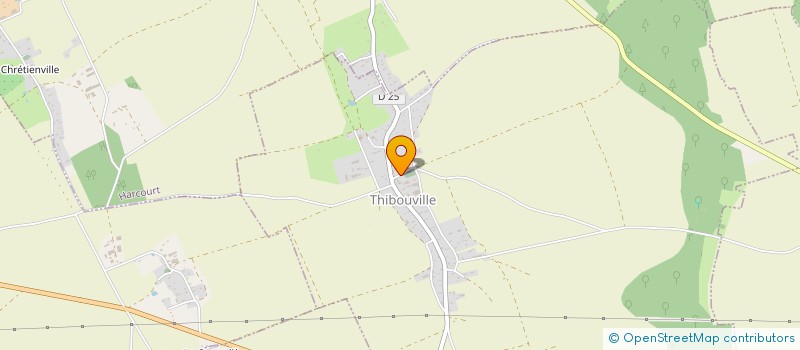 localisation de l'entreprise CIE DES FILLES DE LA CHARITE  THIBOUVILLE