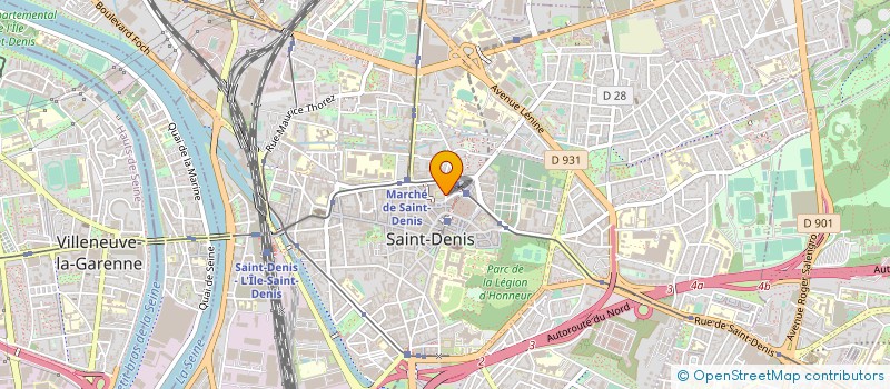 localisation de l'entreprise CIE DES FILLES DE LA CHARITE à SAINT-DENIS