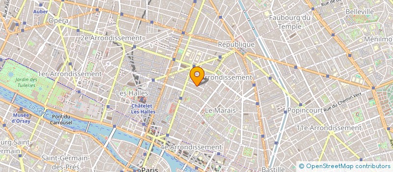 localisation de l'entreprise CIE DES FILMS à PARIS